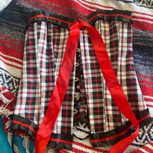 Plaid Corset